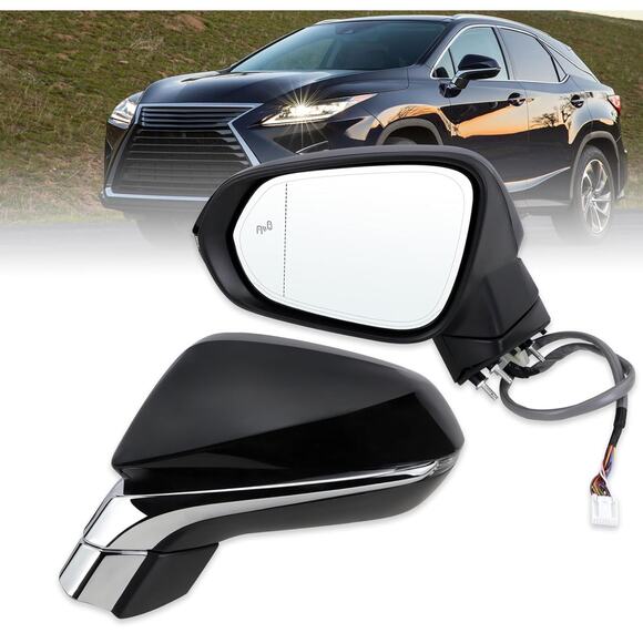 2016-2022 Lexus 87940-0E251-C0 Left sideview Mirror L-15 pins - Picture 1 of 4